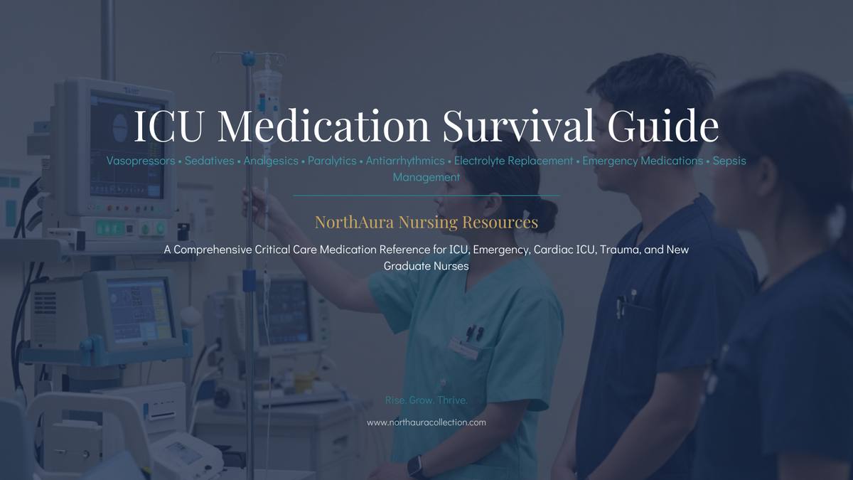 ICU bundle — ICU Medication Survival Guide cover