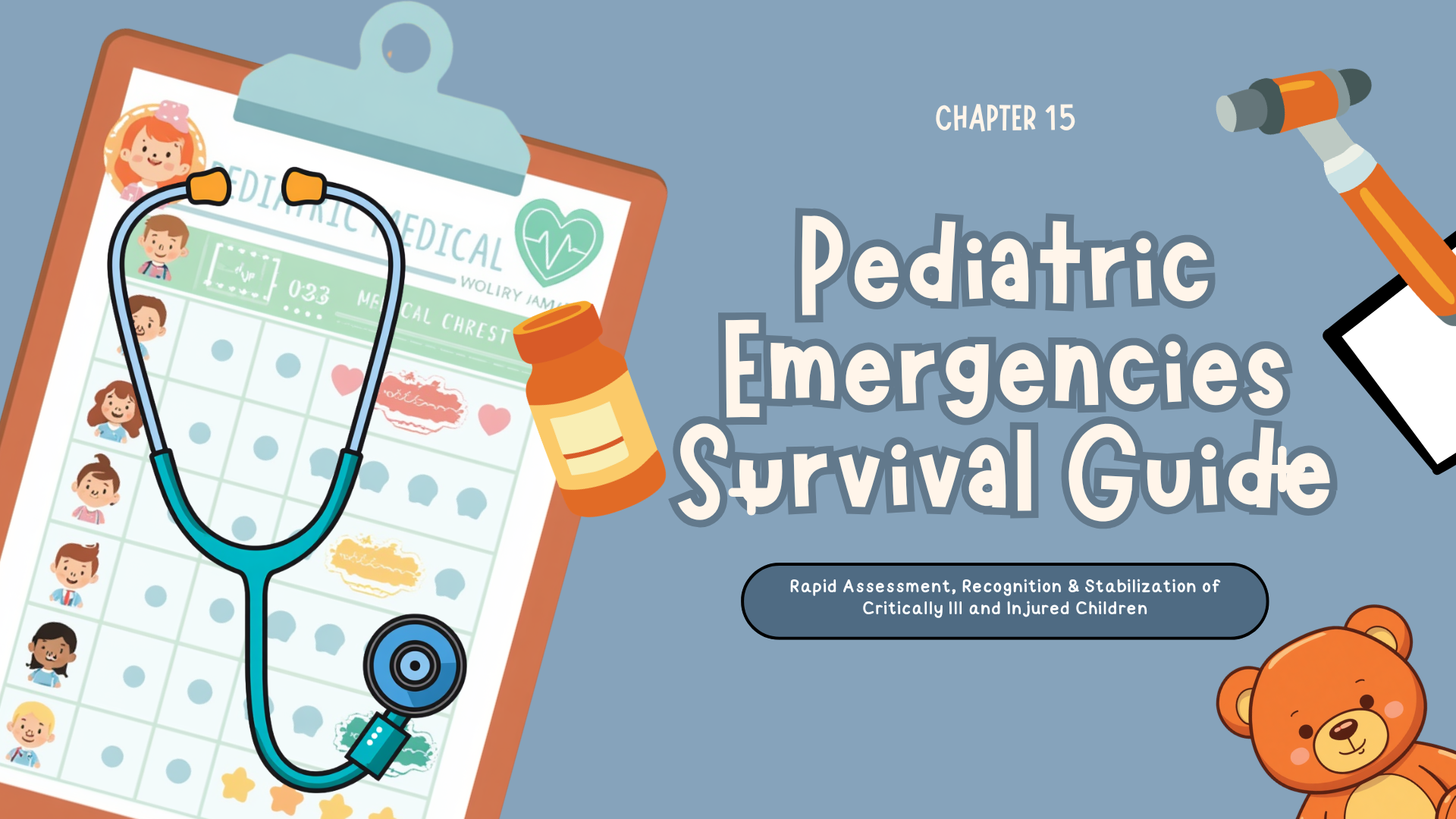 NCLEX bundle — Chapter 15: Pediatric Emergencies Survival Guide cover