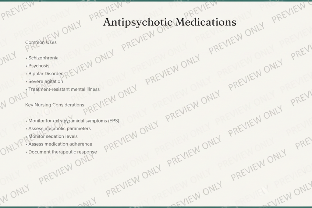 Psychiatric Medication Survival Pack
