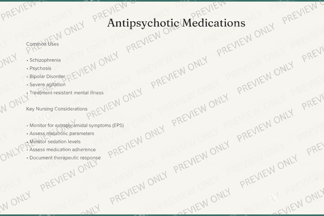 Psychiatric Medication Survival Pack