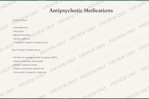 Psychiatric Medication Survival Pack