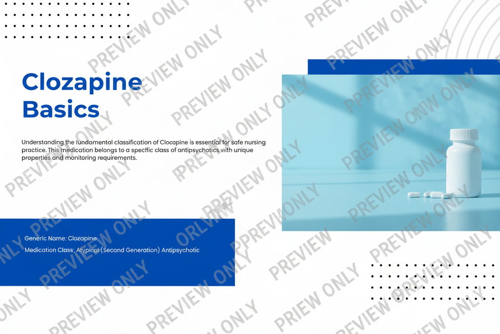Clozapine Monitoring Survival Guide