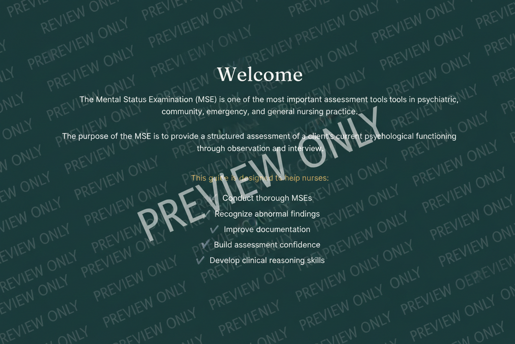 MSE DOCUMENTATION PHRASE BANK